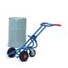 Drum trolley 206 L -with supporting  - 300 kg, heigth 1600 mm, with supporting castor